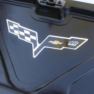 Corvette Centennial Edition Trunk Liner Domed Decal : 2005-2013 C6,Interior