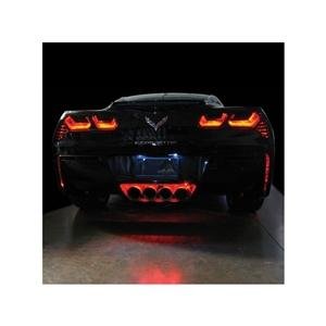 Corvette Rear Fascia/Exhaust LED Lighting Kit - RGB Bluetooth : C7 Stingray, Z51,Lighting