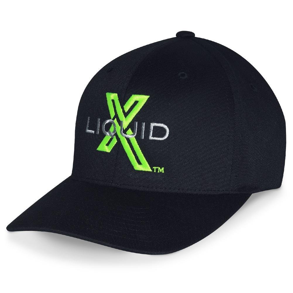 Liquid X Flexfit Hat - Black,Apparel