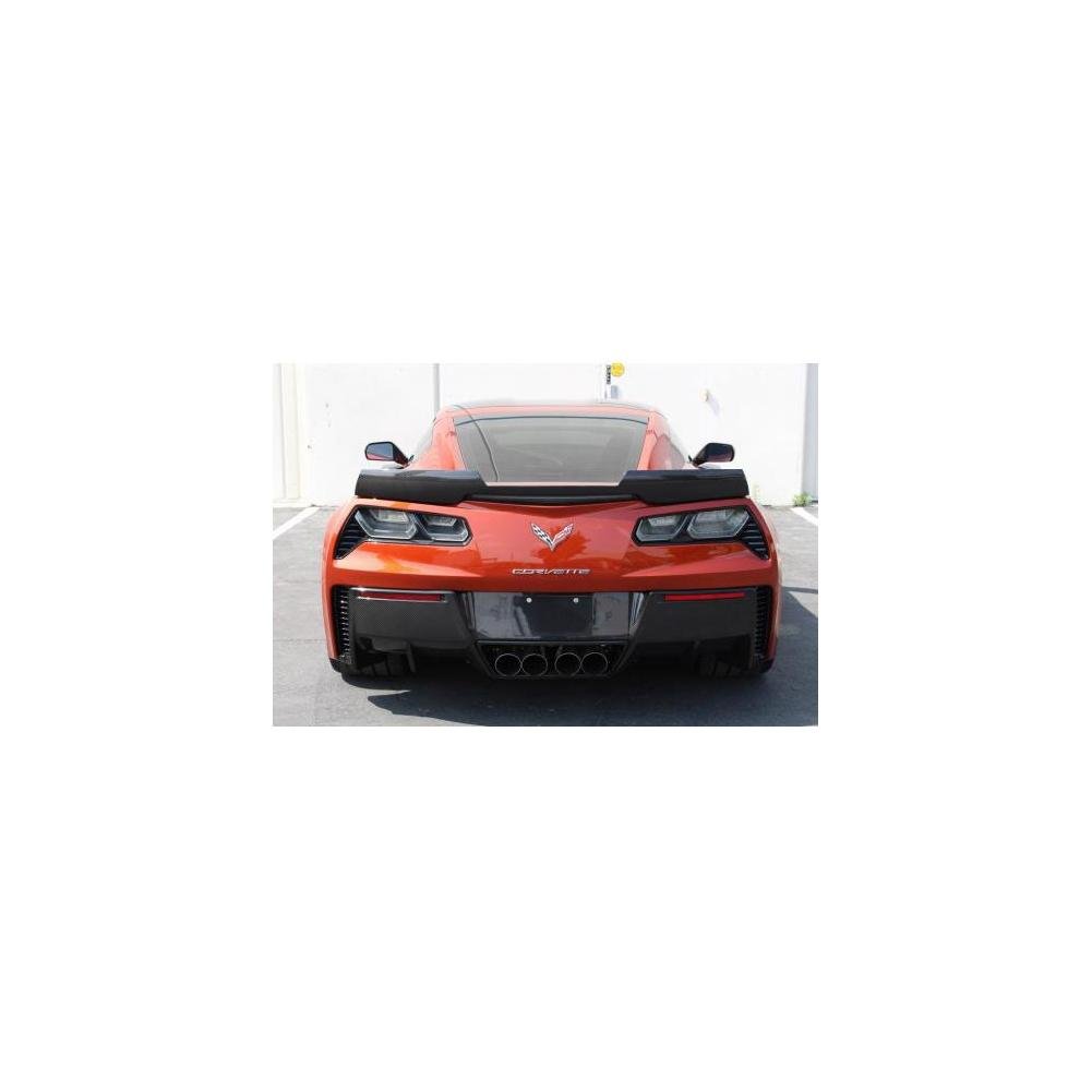 C7 Z06 Corvette Rear Deck Track Pack Spoiler w/out Wickerbill - Carbon Fiber,Body Parts