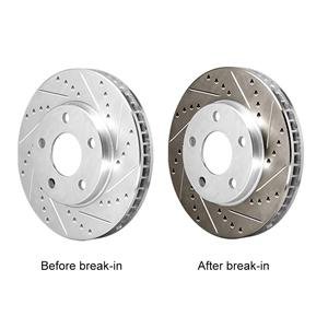 Corvette R1 High Carbon Alloy Geomet Series Drilled & Slotted Brake Rotors Set : 1997-2013 C5, C6,Brakes