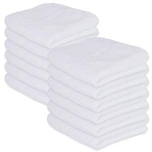 Liquid X Interior Cleaning Microfiber Towel : White w/ Silk Edges 16" x 16",Microfiber Towel