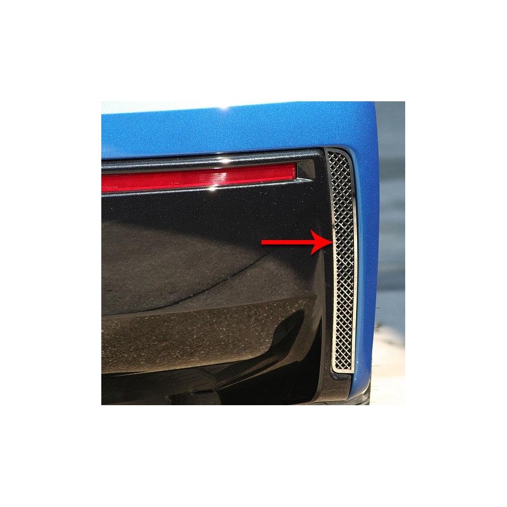 C7 Stingray, Z51 : Corvette Rear Valance Vent Grilles - Laser Mesh,Exterior