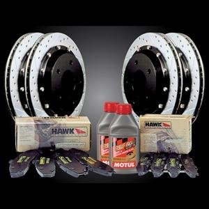 Corvette Brake Package - Baer EradiSpeed Plus Rotors/Hawk Pads : 2005-2013 C6 Z51,Brakes