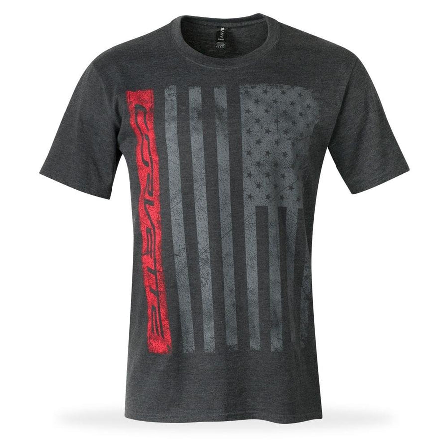 C7 Corvette American Patriot T-shirt : Gray,Apparel