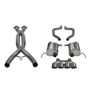 Corvette CORSA Sport Exhaust System - Quad Round Tips - Polished : C7 ZR1,Exhaust