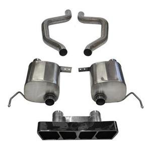 Corvette CORSA Xtreme Exhaust System - Polygon Tips - Black : C7 ZR1,Exhaust