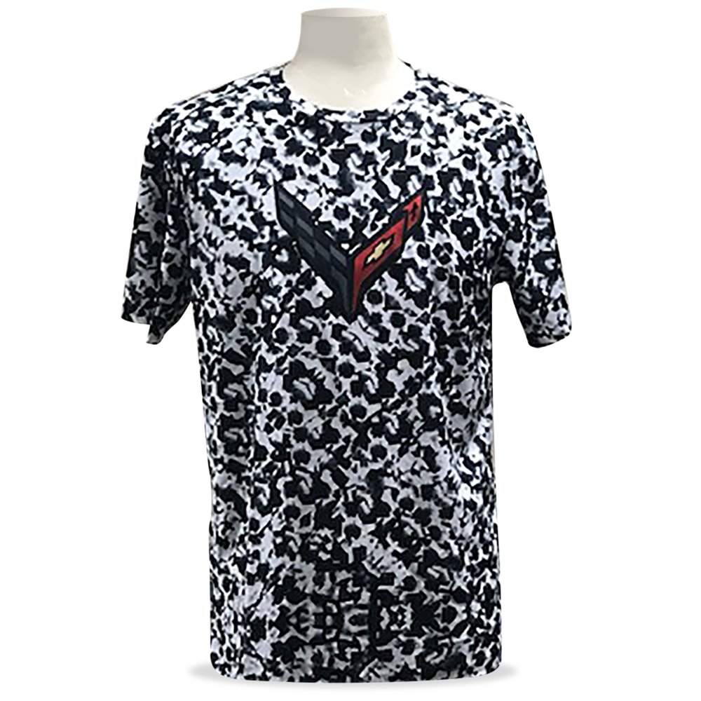 Next Generation C8 Corvette Zora Camo Sublimated T-shirt : Limited Edition,Apparel