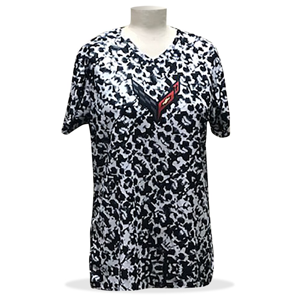 Next Generation C8 Corvette Zora Camo Sublimated T-shirt - Ladies : Limited Edition,Apparel